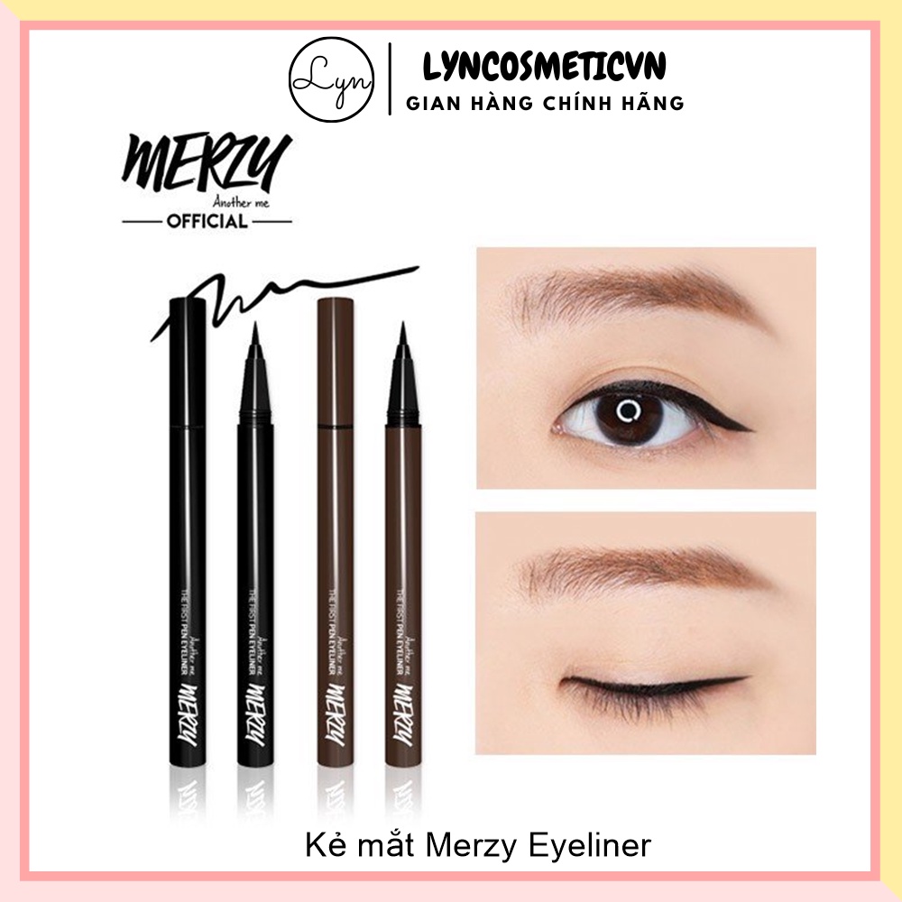 Bút Kẻ Mắt Nước Chống Trôi Merzy Another Me The First Pen Eyeliner 0.5g