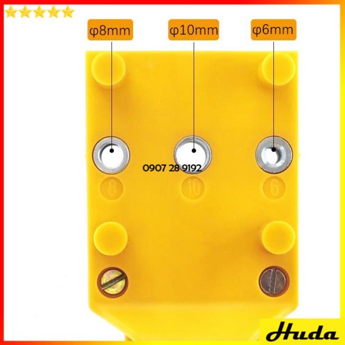 Bộ cữ khoan chốt gỗ - Cữ khoan thẳng dụng cụ định vị khoan lỗ chốt gỗ 6 8 10mm