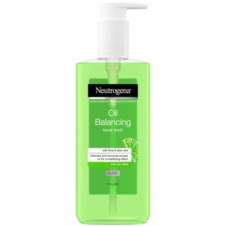 Sữa Rửa Mặt Neutrogena Oil Balancing Facial Wash - Lime & Aloe Vera