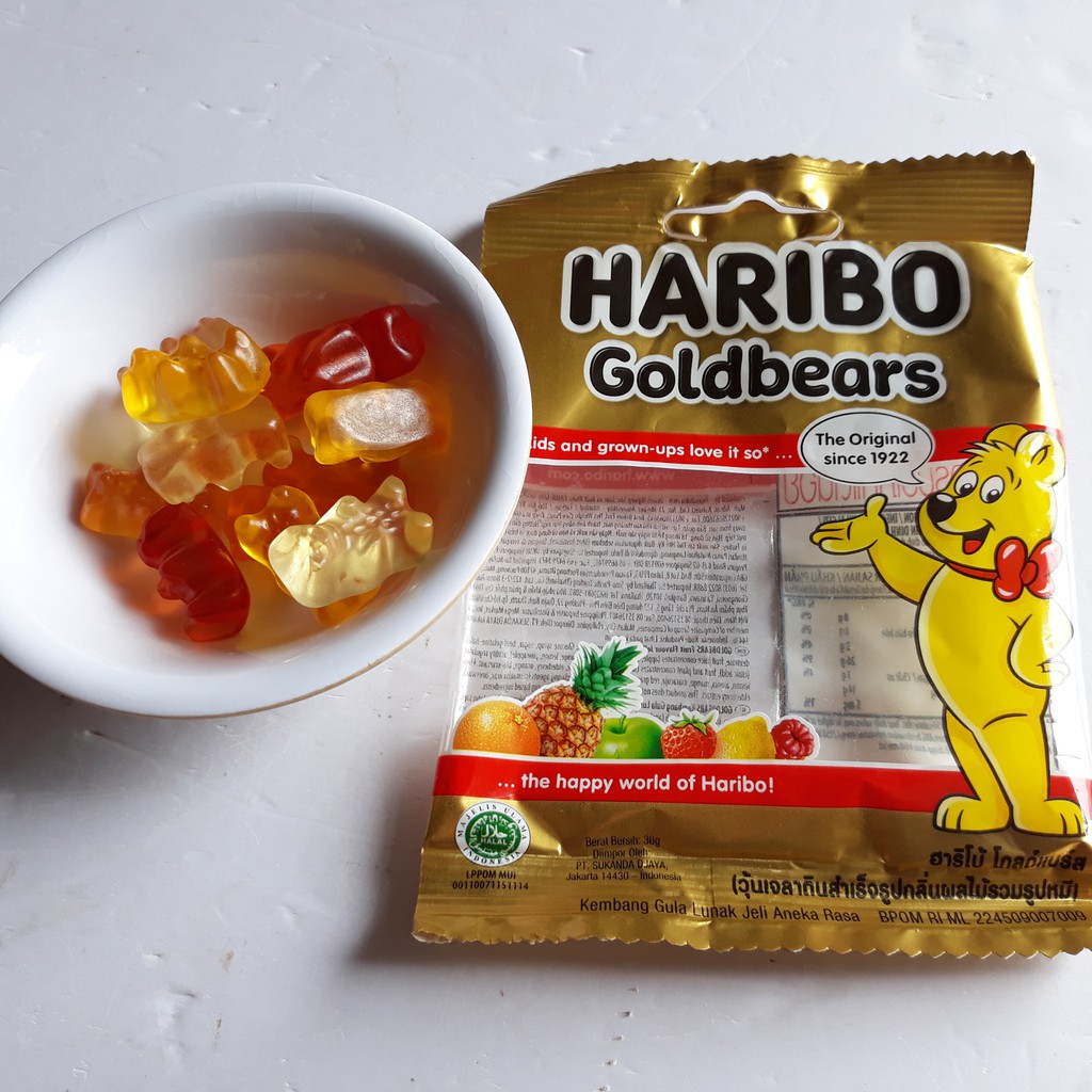 Kẹo dẻo tuổi thơ Haribo Goldbears bịch 30g