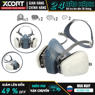 Mặt nạ phun thuốc sâu - Mặt nạ phòng độc Chuyên dùng chống khói,bụi,hóa chất