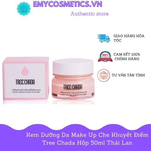 Kem dưỡng da make up TREECHADA Thái Lan Hộp 50ml