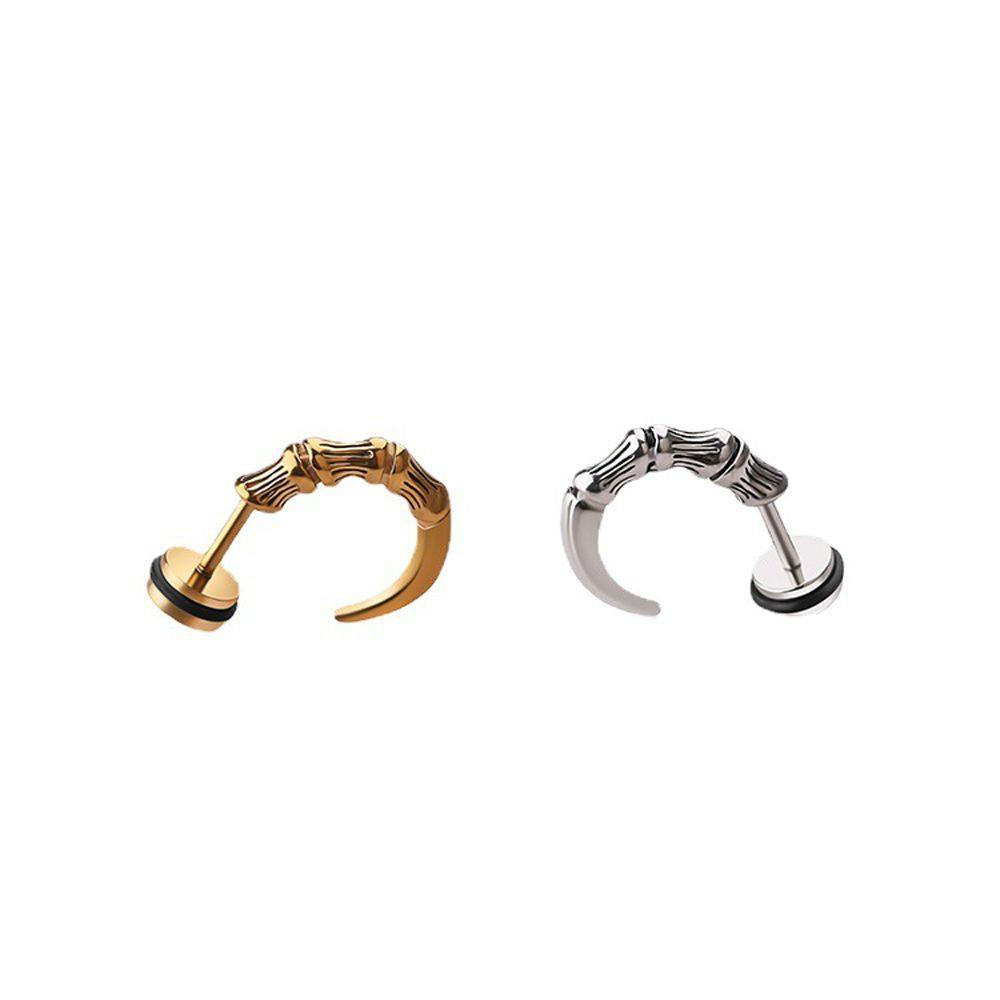 Khuyên Tai Dạng Hạt Hình Móng Vuốt Đại Bàng Bằng Thép Không Gỉ Phong Cách Gothic Cổ Điển Cho Nam Và Nữ