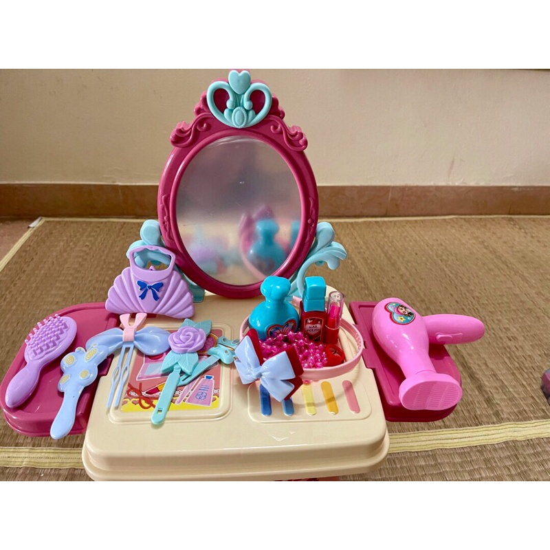 Bộ đồ chơi cặp trang điểm cao cấp cho bé gái luyện kĩ năng