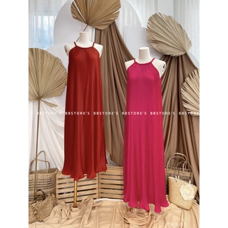 [BBSTORE'S] Đầm Xếp Ly Cổ Yếm - TK501