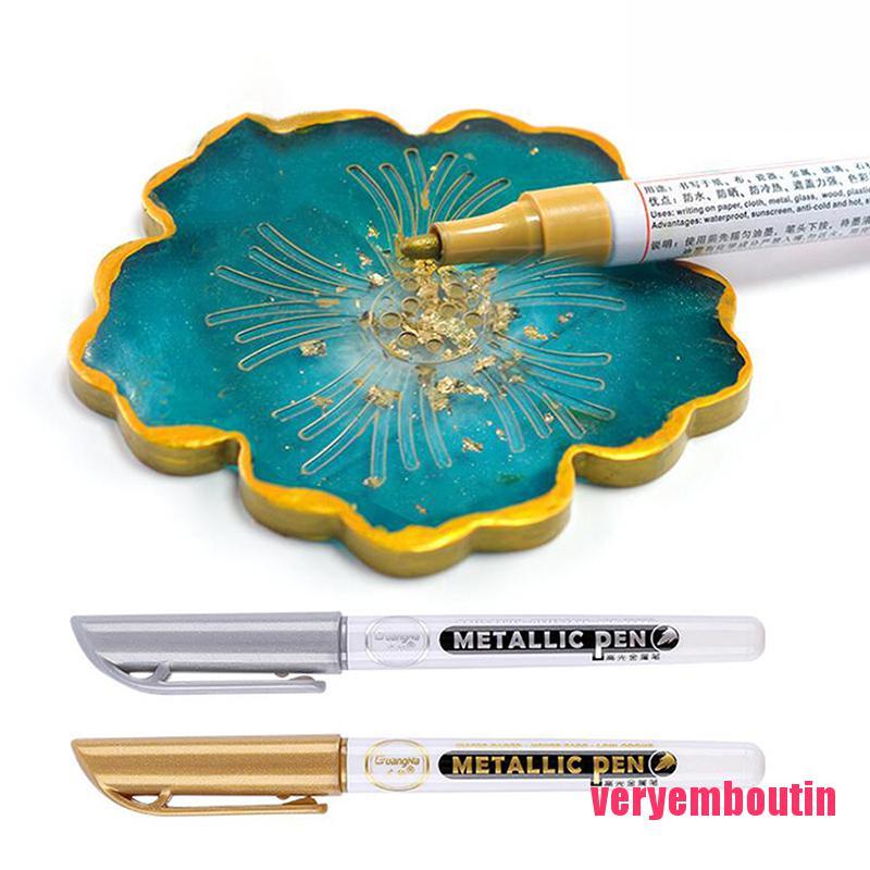 Bút sơn vĩnh viễn không thấm nước dùng vẽ trên nhựa resin epoxy tự làm đồ thủ công nghệ thuật