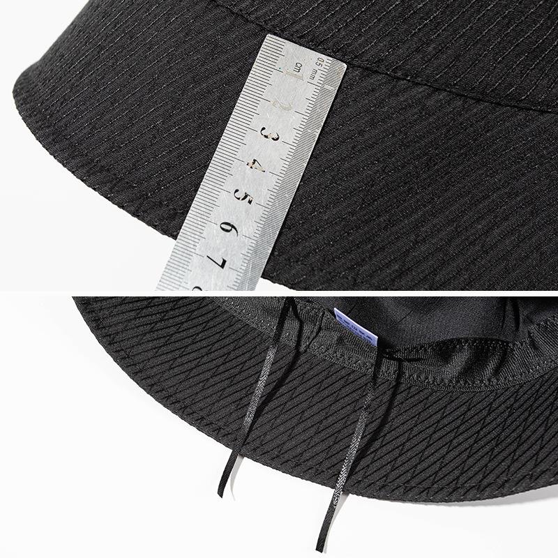 Nón Vành Rộng Màu Đen Chống Nắng Phong Cách Nhật Bản