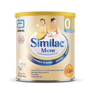 Sữa bột abbott similac mom vani 400g