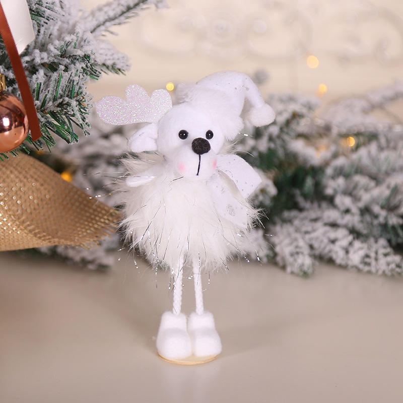 Búp Bê Treo Trang Trí Cây Thông Noel DIY Phụ Kiện Trang Trí Giáng Sinh Năm Mới Hình Thiên Thần