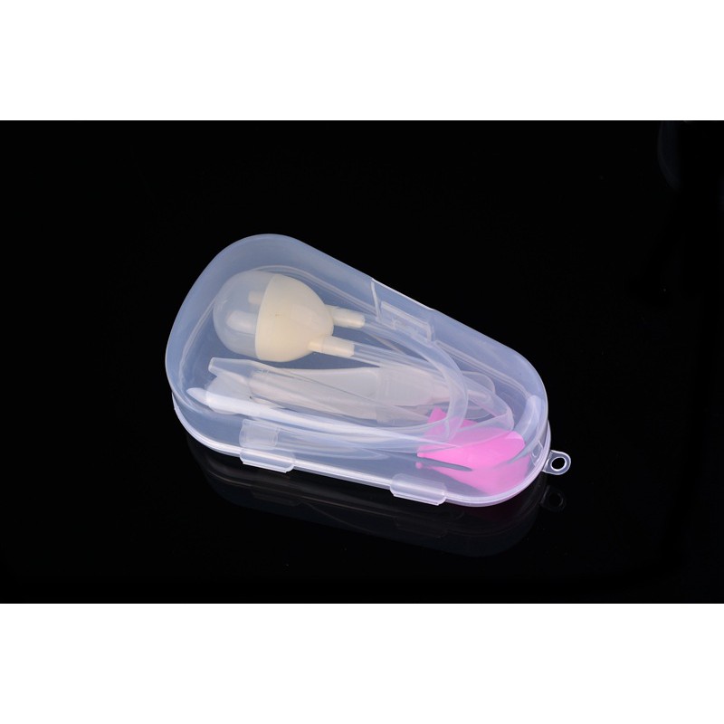 PVN31826 Bộ dụng cụ hút mũi bằng tay kèm gắp rỉ mũi và ống bón sữa cho bé T2 .