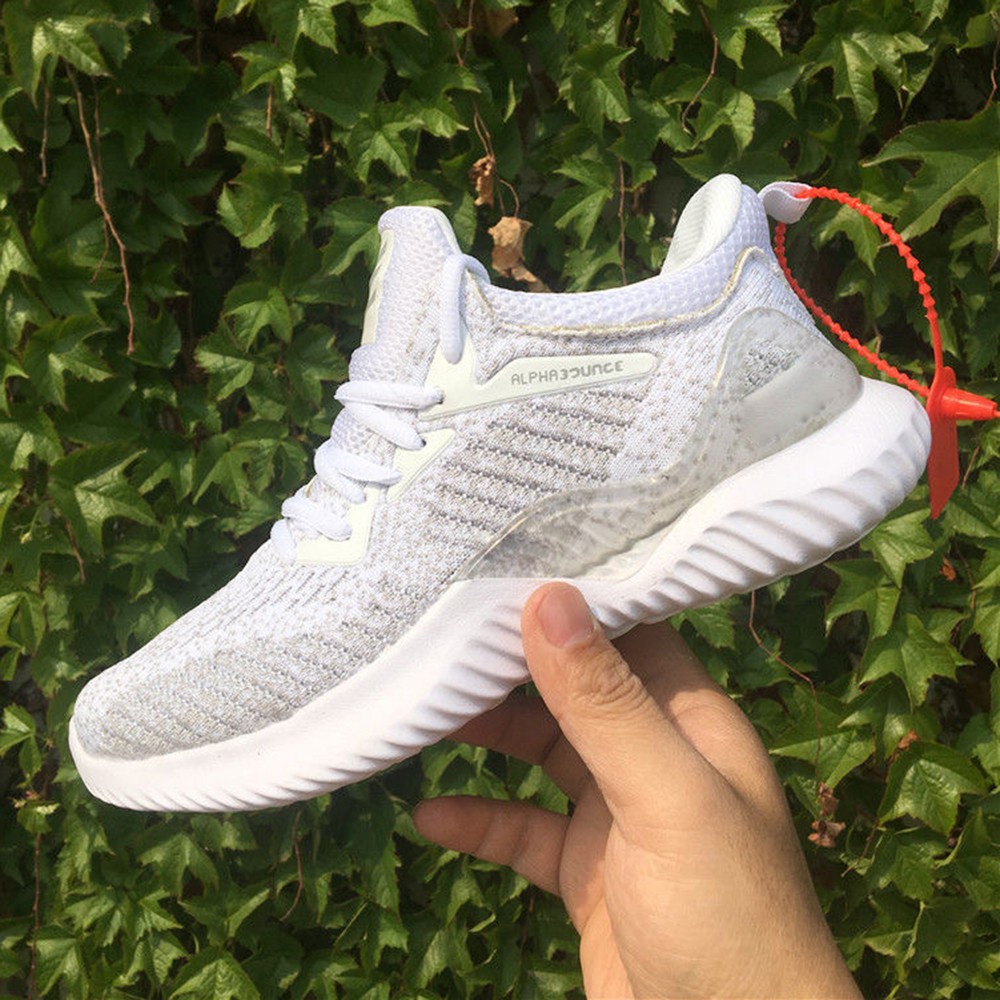 [XẢ KHO] Giày Thể Thao Alphabounce Nam - Giày Sneaker Gym Chạy Bộ Trắng Kem [FREE SHIP + HỘP GIÀY + HỘP BẢO VỆ]