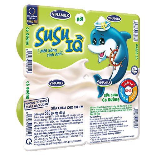 1LỐC SỮA CHUA ĂN SUSU IQ CĐ