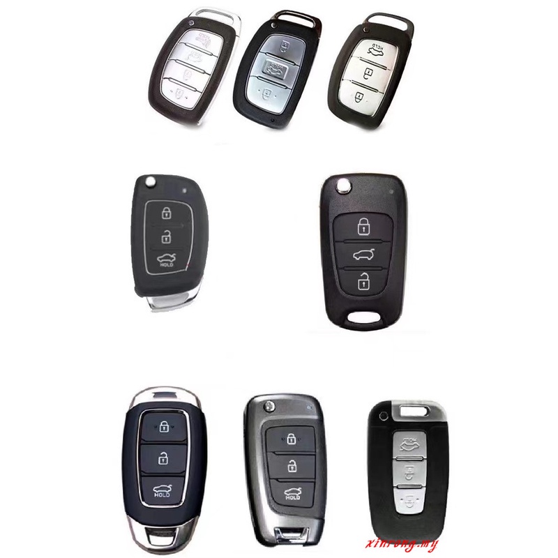 Vỏ bọc chìa khóa điều khiển từ xa bằng da cho Hyundai Tucson Santa Fe Elantra IX35 ix25 Intrado Mistral