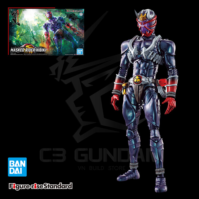 MÔ HÌNH LẮP RÁP SIÊU NHÂN FIGURE RISE STANDARD MASKED RIDER HIBIKI GUNPLA TỪ NHẬT BẢN