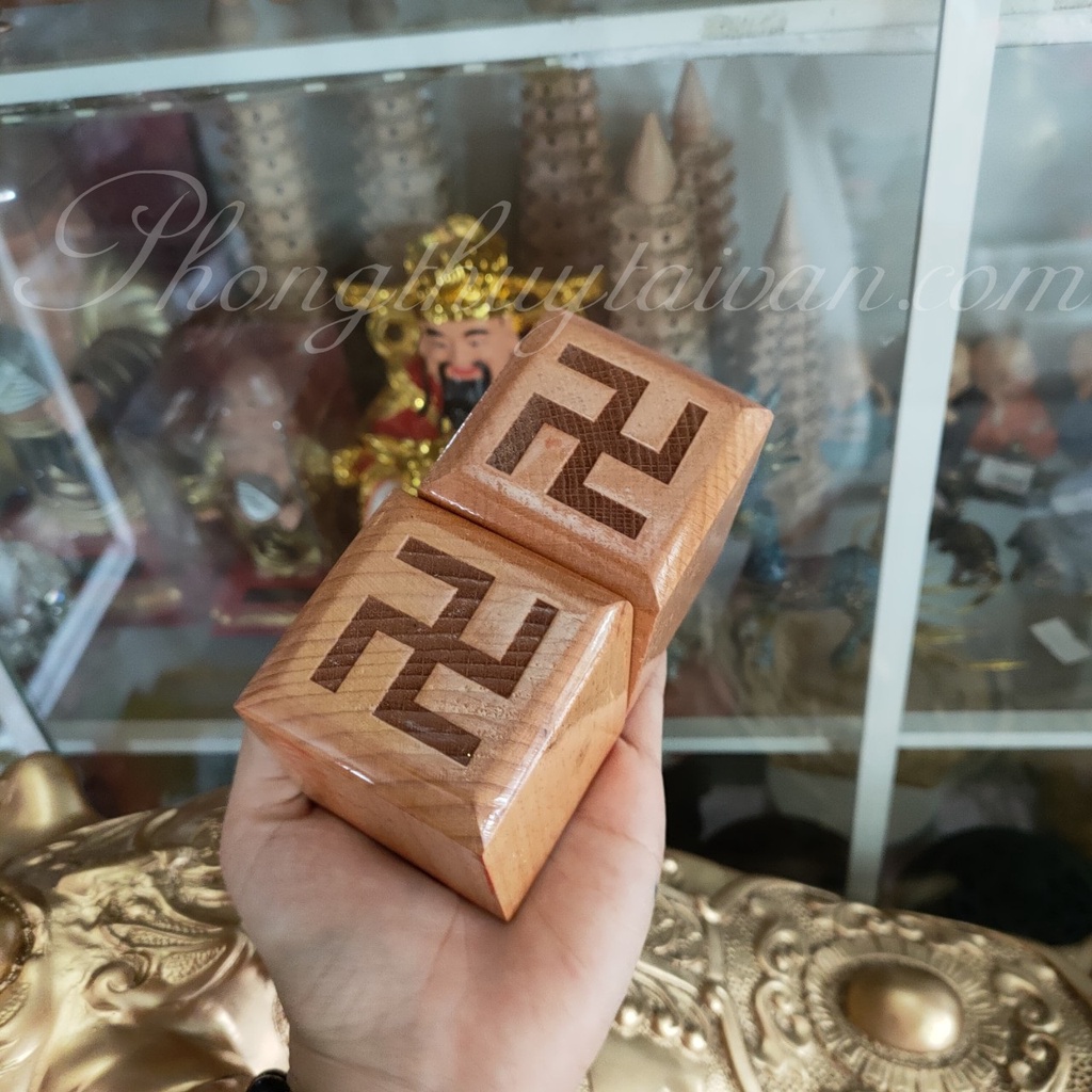 Con Dấu, Ấn Mộc gỗ Đào Phong Thủy (2 loại).