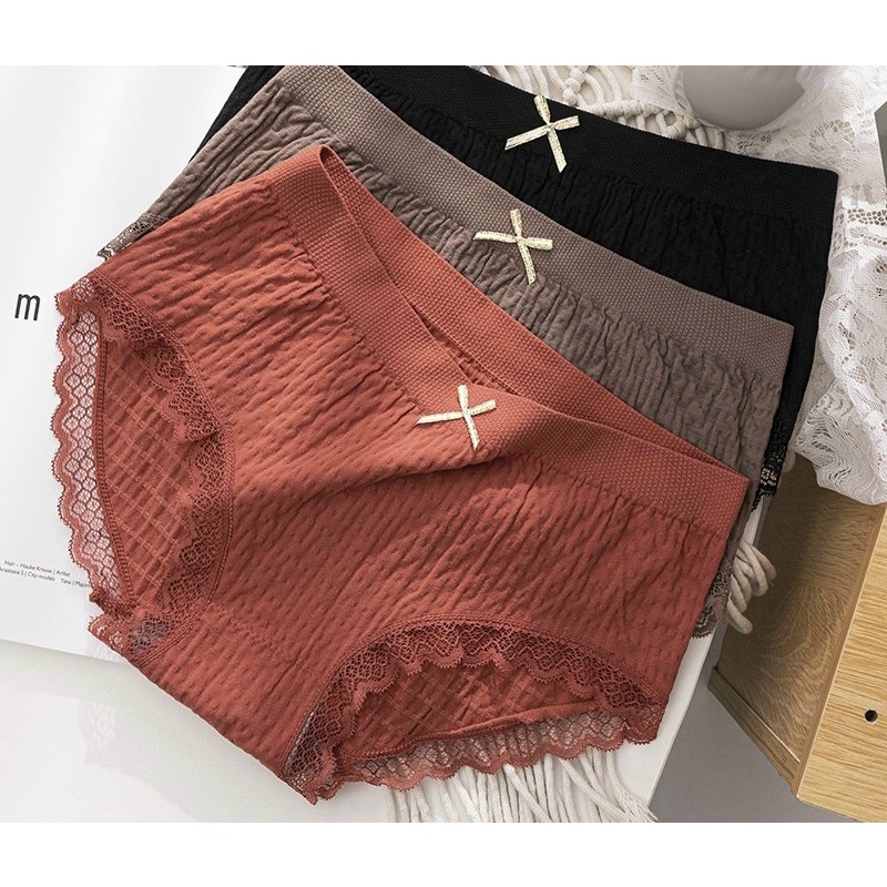 Quần lót nữ cotton kháng khuẩn form to 45 -70kg