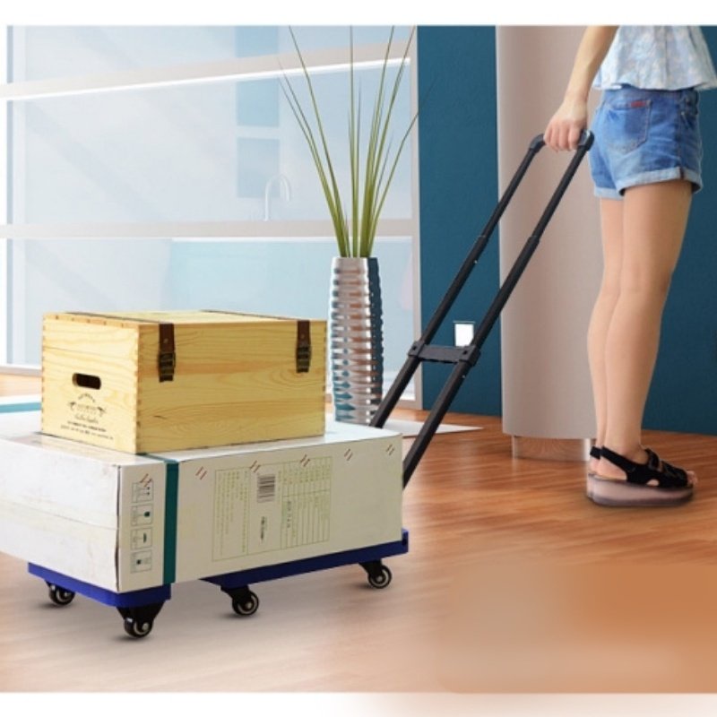 Xe Kéo 6 Bánh Gấp Gọn Siêu Tải Trọng 200kg - Hàng Nhập Khẩu - NEW