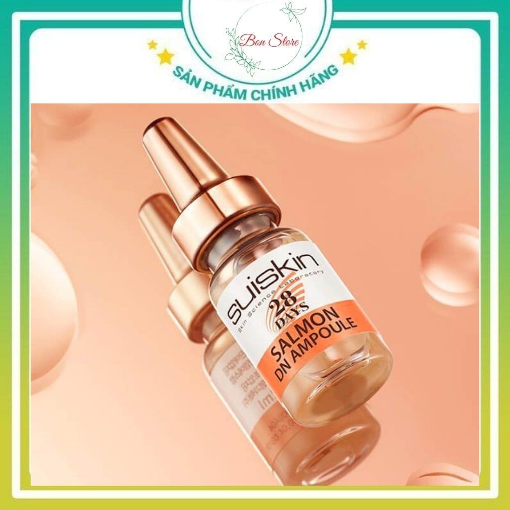 Serum cá hồi suiskin ống lẻ - Serum Suiskin 28 Days Salmon DN Ampoule trẻ hóa da, chống lão hóa