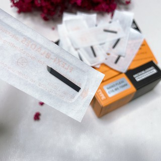 Lưỡi khắc chân mày Flexi dạng xéo C15 - 0.15mm - Hộp 50 cái