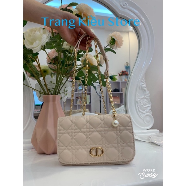 Túi Xách Nữ Túi Kẹp Nách CD Ô Trám Size 21 Thời Trang