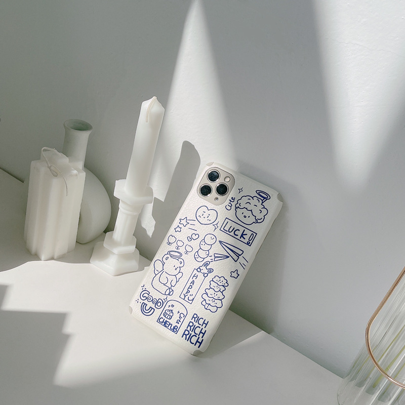 Ốp lưng iphone vuông cạnh hình iPhone/6/6Plus/6s/6sPlus/6/7/7Plus/8/8Plus/X/Xs/Xs Max/11/11Pro/11ProMax/12/12PROMAX/12MINI/12PRO Angel bear lambskin | BigBuy360 - bigbuy360.vn