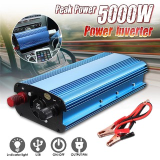 Bộ chuyển đổi dòng điện 6000w DC 12 / 24 / 48 / 60 sang AC 220V cho xe hơi