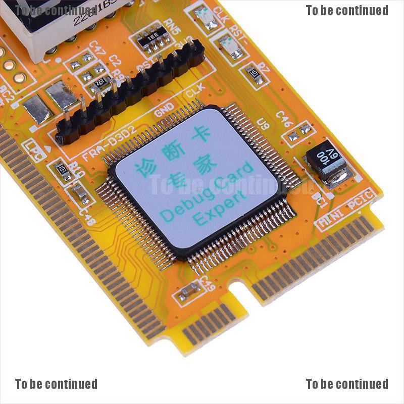 Card Chẩn Đoán Mini Pci-E Lpc Pc 3 Trong 1