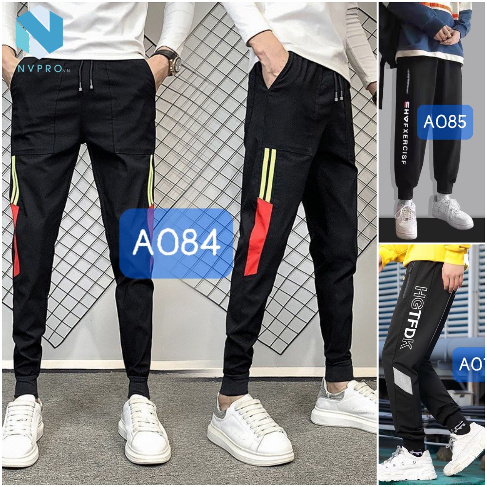 Quần jogger 2 sọc - JOGGER Ulzzang UNISEX thể thao A084