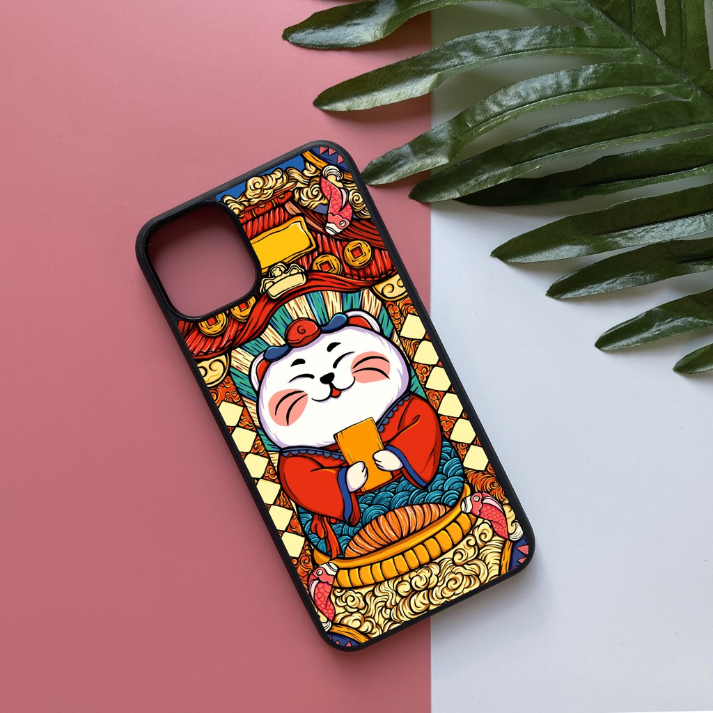 Ốp lưng Unique Case dành cho điện thoại iPhone Tết Collection Mèo Thần Tài TET037