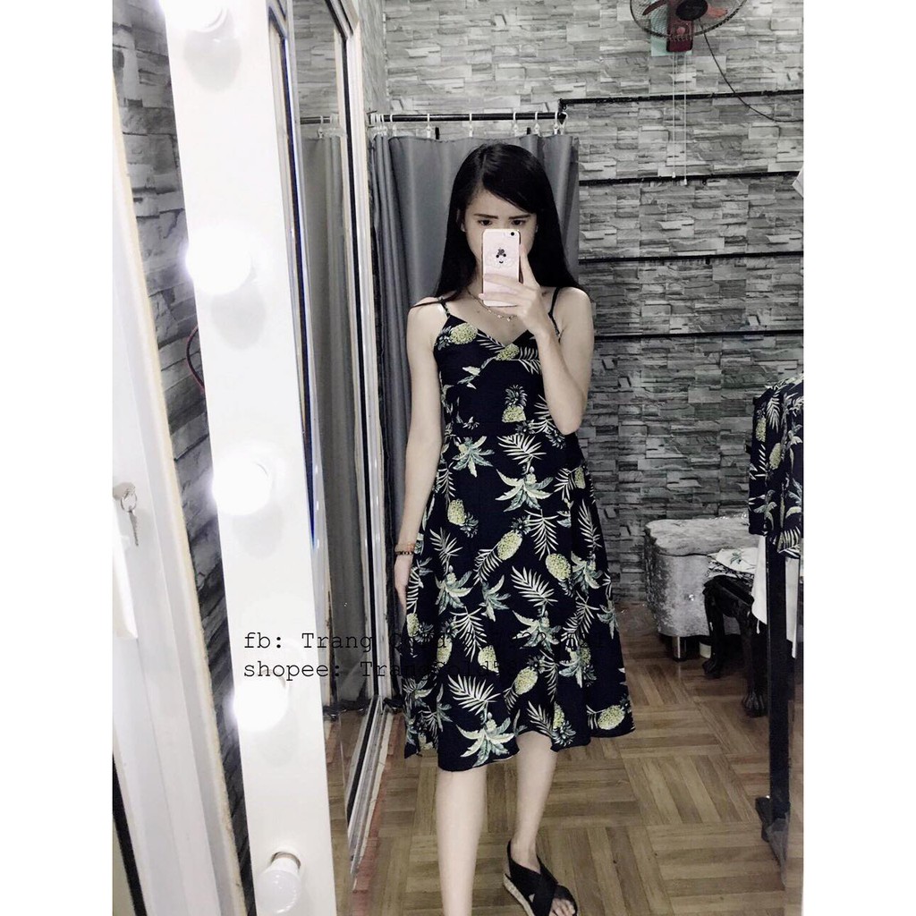 Váy dứa đi biển( ẢNH THẬT SHOP TỰ CHỤP) | BigBuy360 - bigbuy360.vn