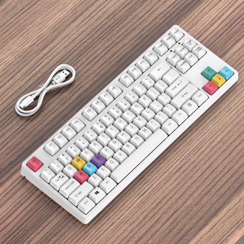 Bàn phím cơ NK-100 Keycap PBT có Hotswap