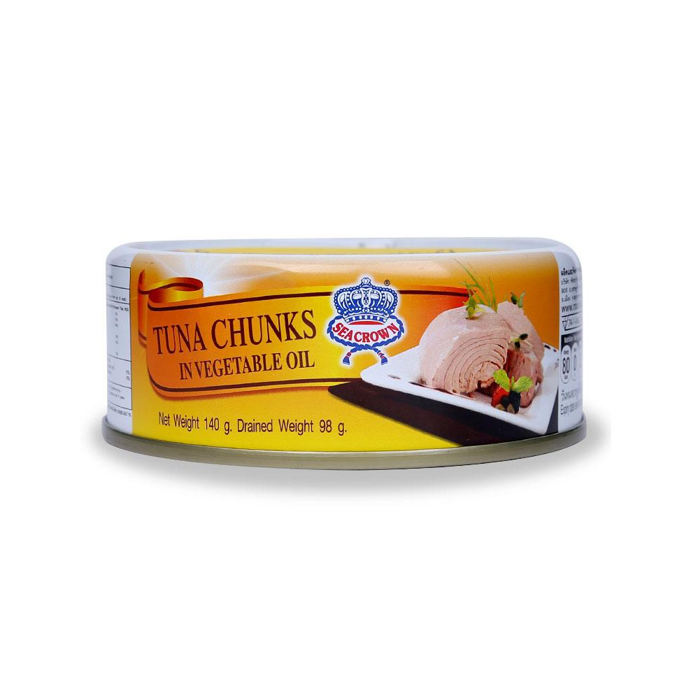 Cá Ngừ Khúc Ngâm Dầu Sea Crown Hộp 140G