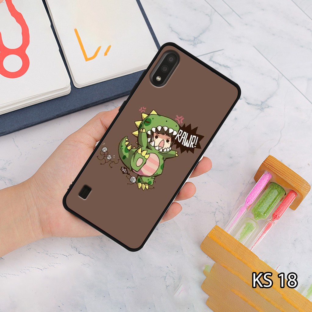 Ốp lưng Samsung A01/A02/A02s In hình Dino Saur siêu đáng yêu, giá cực tốt_KINGSTORE.HN_Ốp SS A01/A02/A02s