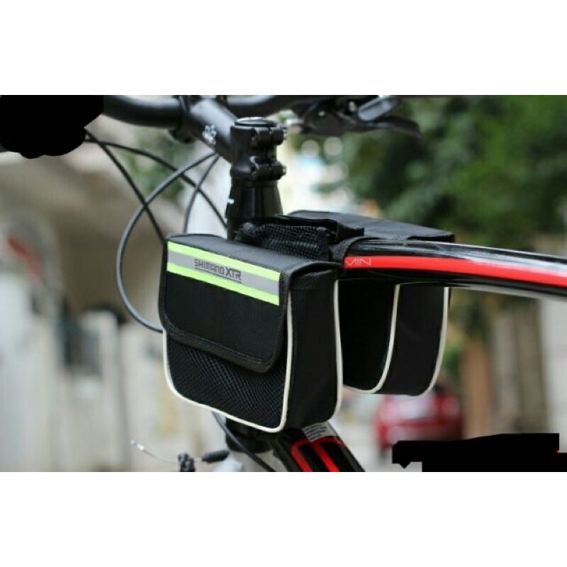 Túi treo khung xe đạp Shimano chống nước hàng xịn