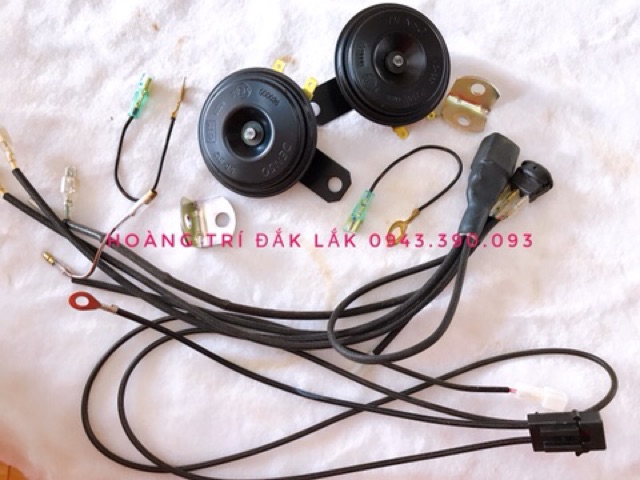 Bộ Còi Dĩa Denso và Relay Chuyển Còi