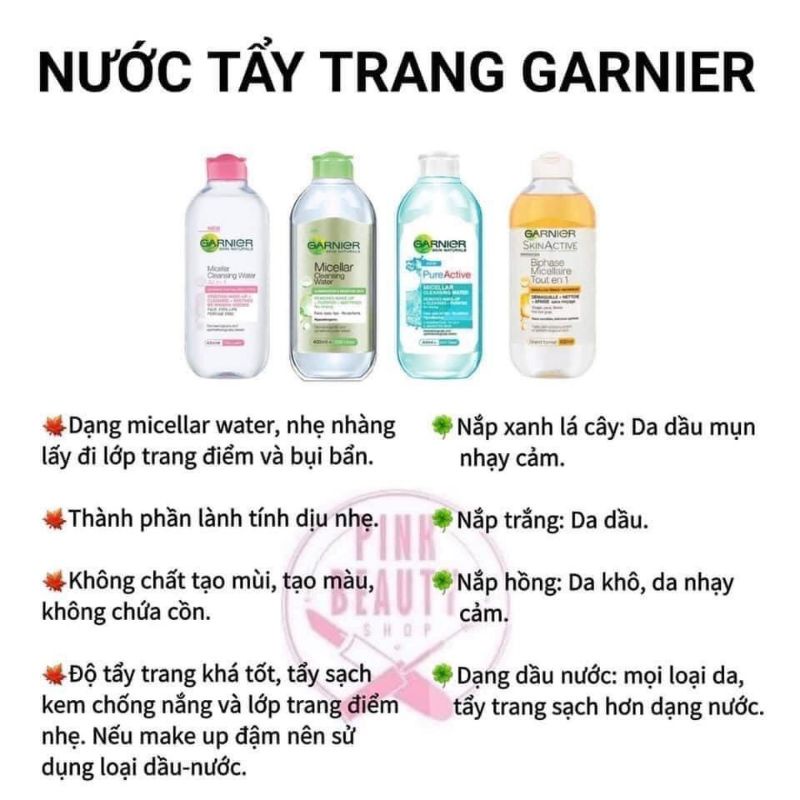 Tẩy Trang Garnier Micellar