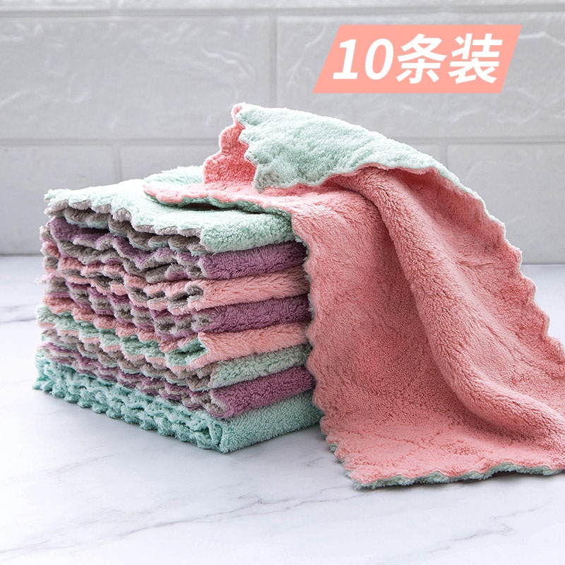 Set 10 khăn lau bếp siêu thấm tiện lợi