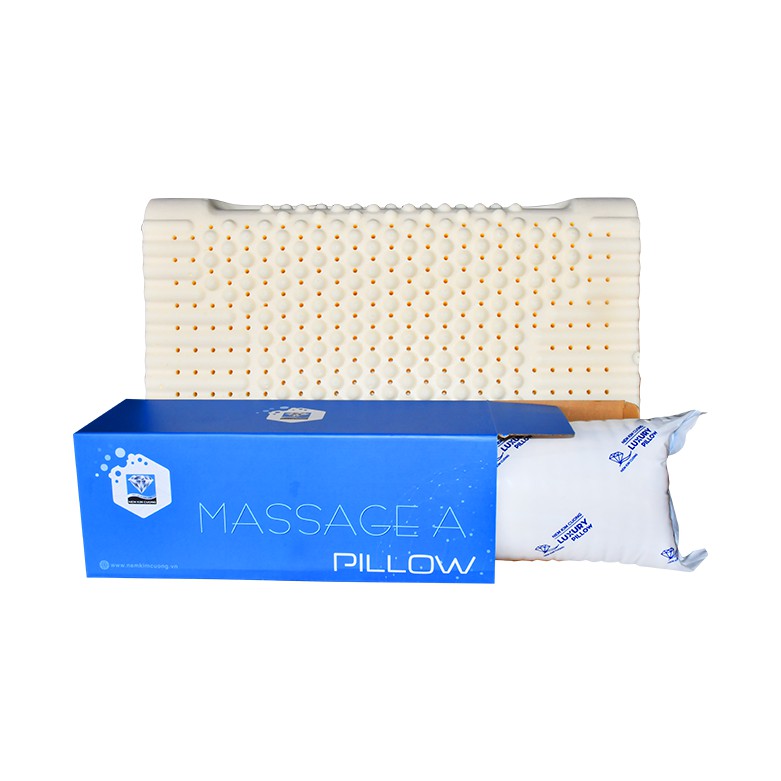 Gối Cao Su Hút Chân Không Xuất Khẩu - Massage A Kim Cương Kích Cỡ 40cm x 60cm