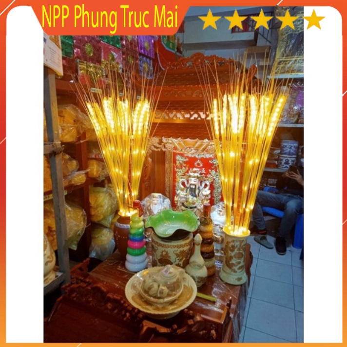 Đèn Led Bông Lúa Vàng, Trang Trí Tết, Tài, Bàn Thờ Gia Tiên - Đại Diện Cho Sự Âm Lo, Đủ Đầy, Sung Túc Cả Năm 2022
