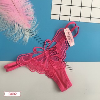 Quần lót lọt khe bướm bản dây, lưng xệ sexy