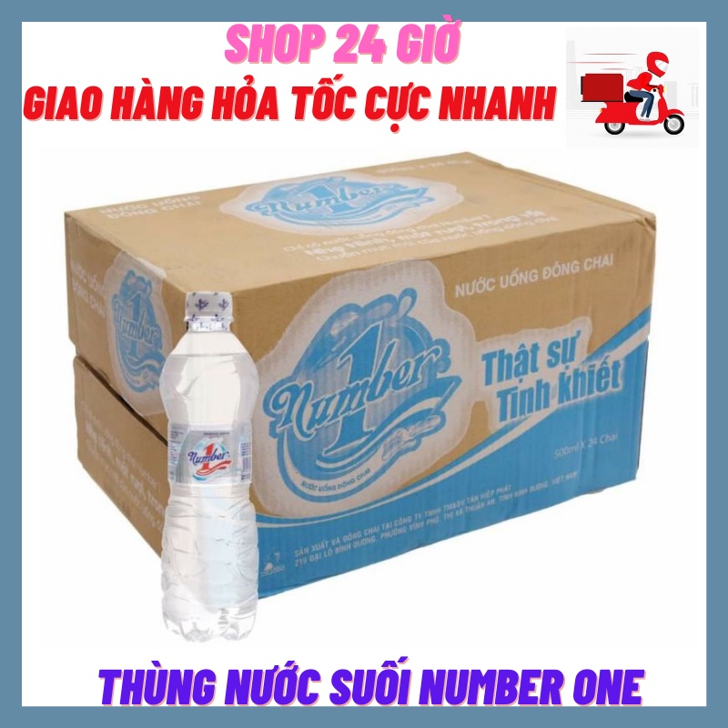 Nước Suối Number One Chai 500 Ml Thùng 24 Chai