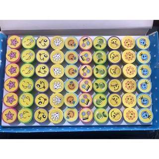 Vỉ 10 đóng dấu hình mặt cười ngộ nghĩnh