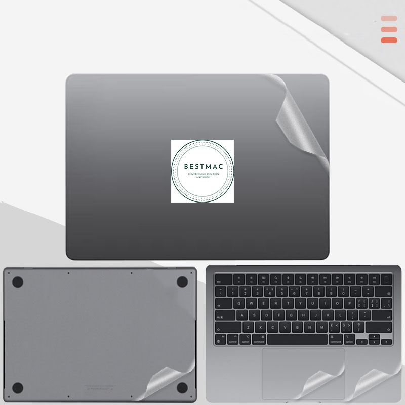 BỘ DÁN MACBOOK 7IN1 -độ bền cao, chống xước tốt