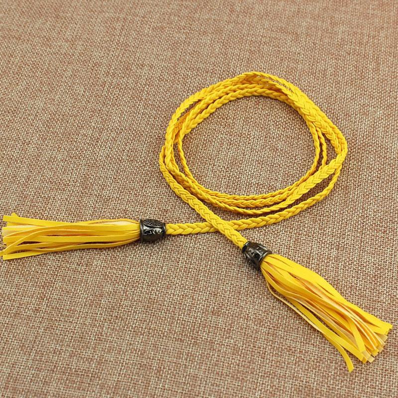 Thắt lưng kiểu dây bện bằng PU cho nữ