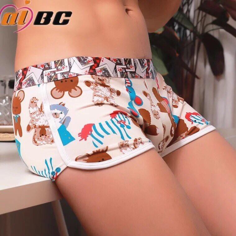 Quần ngủ nam boxer cao cấp chất liệu thun mịn , Quần sịp nam ngủ thun co dãn 4 chiều - 876