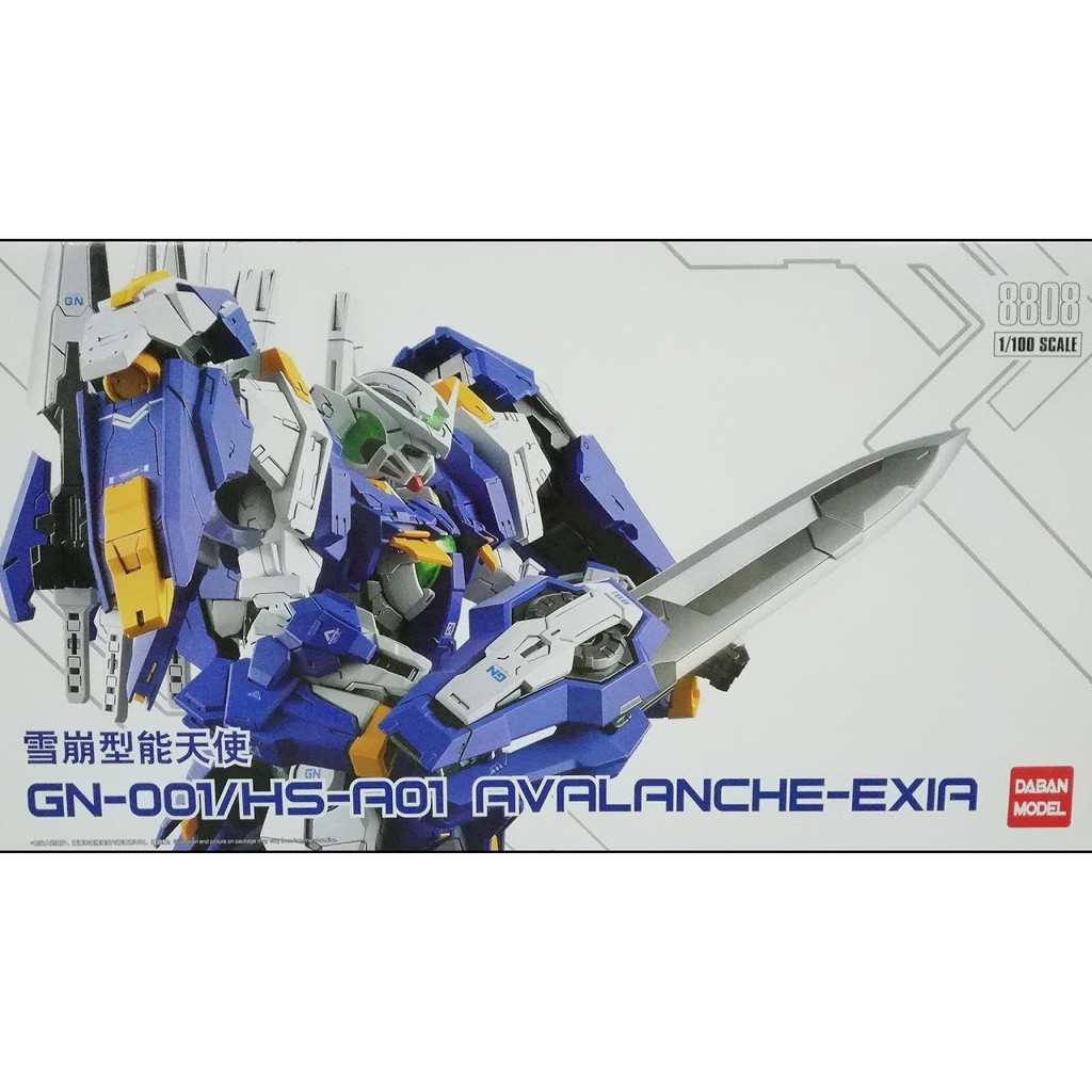 Mô hình Gundam DABAN 8808 MG 1/100 GN-/HS-A01 Avalanche-EXIA (Restock)