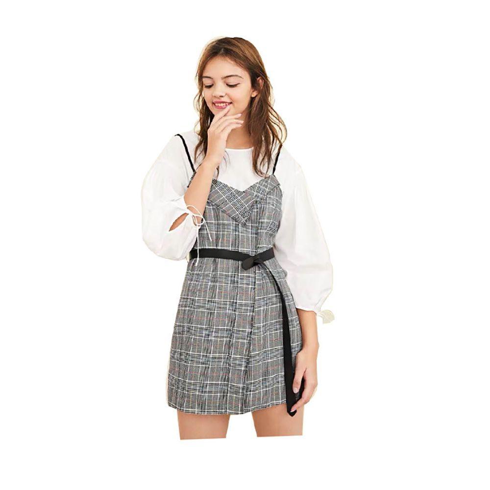 Dây Thắt Lưng Da PU Màu Đen Có Thể Điều Chỉnh Thắt Nút Thời Trang