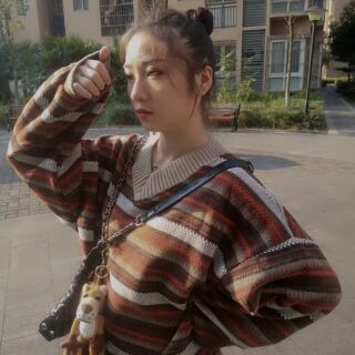 [ ORDER ] Áo len oversize hàn( kèm ảnh thật sau)