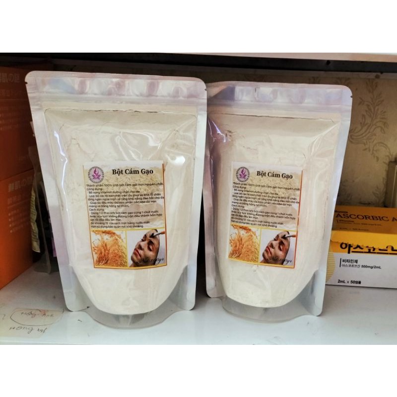 1kg bột cám gạo sữa non handmade đắp mặt /tẩy da chết trắng da