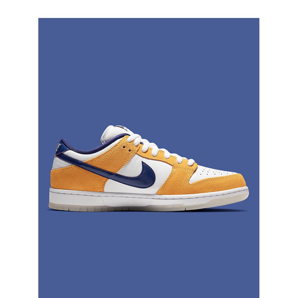 Giày Nike SB Dunk Low Laker Orange dành cho phụ nữ và nam giới có hộp và túi giấy